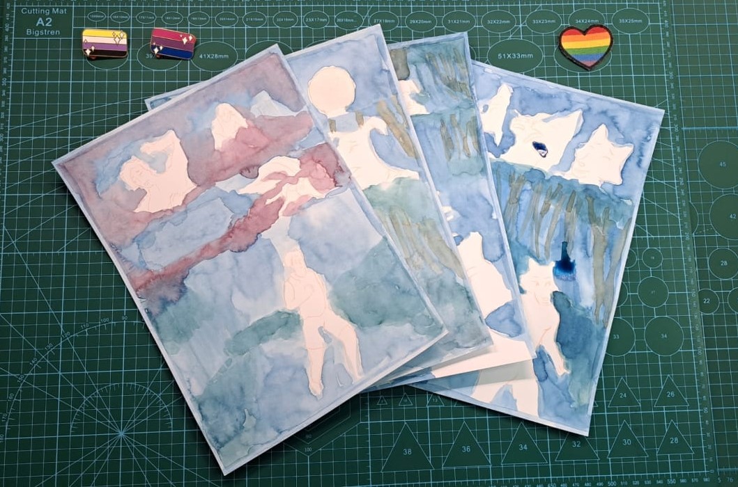 See you under the full moon: chapter 1 – watercolor