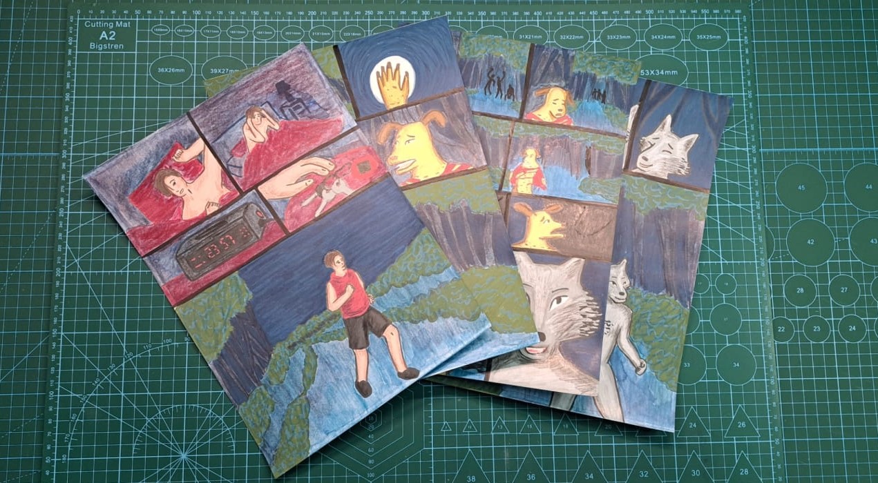 See you under the full moon: Chapter 1 – page 4 polychromes